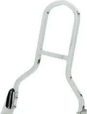 HD Chrome Short Square Sissy Bar 15in Detachable Dyna Super Glide 06-13