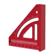 Multi Functional Aluminum Triangle Ruler with Precise Measurement Scales
