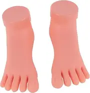 FRCOLOR Nail Art Practice Hand Foot Models Set Manicure Molds Nail Art Training Tools for Lady Girls