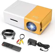 Mini Projector, Meer Portable Pico Full Color LED LCD Video Projector for Children Present, Video TV Movie, Party Game, Outdoor Entertainment with HDMI USB AV Interfaces and Remote Control