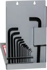 Eklind Tool 10214 Hex-L Key allen wrench, 14 Pieces Set SAE Inch Sizes 0.050-...
