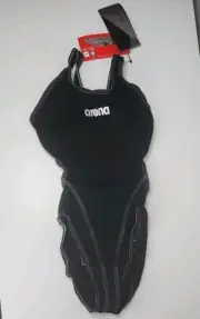 Arena Women Racing Powerskin XP C Suit 1-Piece Blk Swimsuit USA 32 UK 36 AUS 10
