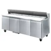 Thermaster Four Door Sandwich Bar - Salad Bar Fridges (SLB240)