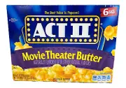 Act II Movie Theater Butter Microwave Popcorn 6 Bags 16.5 oz
