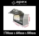 BRAND NEW TOOLBOX FLAT PLATE ALUMINIUM TOOL BOX - UTE TRUCK STORAGE-1768FDFP-2D