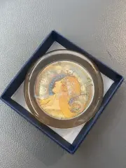 Art Nouveau Alphonse Mucha Zodiac 1896 Print Paperweight Souvenir Mucha Museum