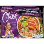 ( 88 克 X 4包 ) 馬來西亞 MAMEE CHEF 金廚 - 泰式酸辣 湯麵