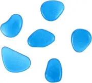 Happyyami Luminous Aquarium Pebbles Gravel Fish Tank Ornaments Night-Shining Rocks for Garden Decor 100pcs