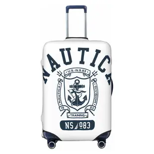 Nautica 旅行箱保護套彈性保護可水洗行李套適用於 18-32 英寸