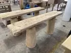 Reclaimed Natural Rustic Elm Hall Table Console
