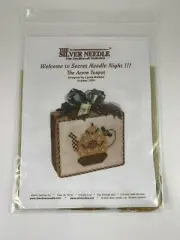 The Silver Needle Cross Stitch Kit The Acorn Teapot Secret Needle Night 2003