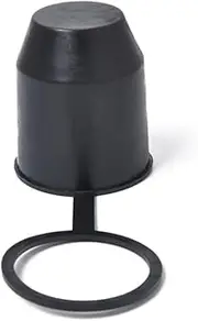FELTECHELECTR 50mm Universal Tow Cover Hitch Cap for Car Truck Trailer Tow Hitch Protector Grease Retention