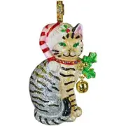 KIRKS FOLLY JINGLE THE CAT MAGNETIC ENHANCER IN GOLD TONE