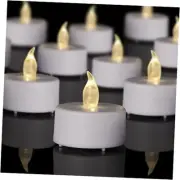 LED Tea Lights Candles- 100Pack Flameless Candles Realistic 100pcs Warm White