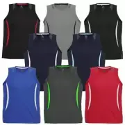 Mens Sports Singlet Gym Indoor Soccer Basketball Jersey Team Hockey New SG407M