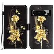 For Google Pixel 8 Pro Case Pu Leather Magnetic Closure Protective Phone Cover