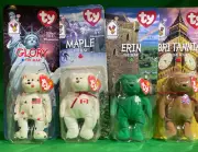 TY All Four 1999 McDonalds Beanie Baby with rare errors 1993
