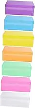 SOLUSTRE 7Pcs Clear Plastic Shoe Storage Box Stackable Foldable Shoe Containers for Easy Organization Material for Home Storage and Shoes