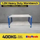 1.2mx0.9mx0.6m Heavy Duty Workbench Garage Shelving Rack Work Bench-M
