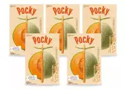 Hokkaido Limited Flavor Pocky Yubari Melon Set of 13 x 5 Boxes From Japan