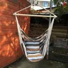 Garden Hang Chair Swinging Indoor Outdoor Furniture Hammock Hanging Rope Cha S^3