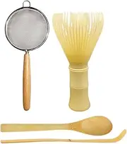 Matcha Tea Making Kit - Japanese Tea Whisk Kit | Kitchen Utensil Matcha Stirrers Making Kit for Kitchen, Apartment, Dormitory, Milk Tea Shop