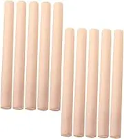 HAKIDZEL 10pcs Rolling Pin for Baking Smooth Surface Dumpling Cake Roller Kitchen Tools for Pizzas Cookies and Bread Non Stick Easy to Clean