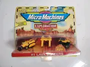 NEW Micro Machines Exploration Earth #1 Lava Blazers Galoob 1997