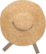 [FOMIYES] Beach Sunshade Hat for Women Wide Brim Summer Straw Cap with Long Streamers Stylish UV Protection Hat for Outdoor Activities at Beach Pool and Hiking