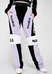 [Namilia] Lavender Velour Motocross Trousers