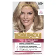 L'Oreal Paris Excellence Creme Hair Colour 9.1 Ash Blonde