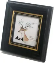 Square Picture Frame 4x4 Black Photo Frames Desktop 4x4,