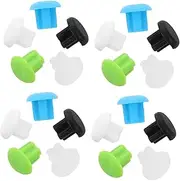 NOLITOY 50pcs Silicone Audio Port Dust Plugs Headphone Jack Dust Protector for Mobile Phones Speakers and Laptops Reliable Cover for Microphone Inputs and Speaker Outputs