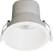 10x CROWN LIGHTING 10W SMD LED Deep Set Anti-Glare Round Recessed Downlight
