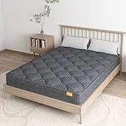 Sweetlove Single Mattress, Innerspring Mattress Spring Foam Comfort Tight Top Spring Bed Coil High Density Foam Medium Firm