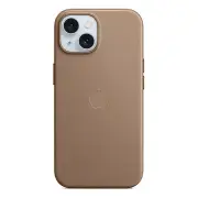 Apple iPhone 15 FineWoven Case with MagSafe MT3C3FE/A - Taupe