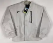 Nike Sportswear Youth Jacket White Pebble CU9322-910 Unisex Sz Medium New