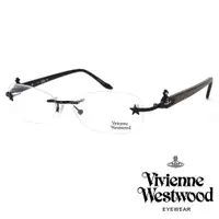 在飛比找ETMall東森購物網優惠-【Vivienne Westwood】經典土星設計無框光學眼