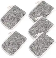CANIGHT Travel Soap Bag 5pcs Exfoliating Bath Scrubbers Soap Storage Pouch for Home