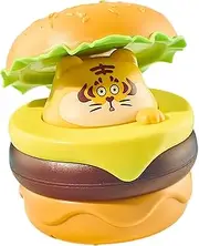 Pull Back Toy Car | Cartoon Toddler Car Hamburger Toy | Novelty Games & Amusements for Boy Girls, Chinese New Year, Valentine's Day