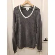 Ben Sherman Varsity Vneck Sweater