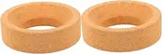 GANAZONO 2Pcs Cork Flask Stands Round Bottom Flask Base Holders for Laboratory Use Cork Flask Pads for Enhanced Stability and Support Experiments