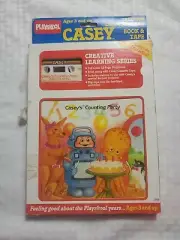 NEW!! 1985 Casey The Robot Book & Cassette Playskool Casey's Counting Party