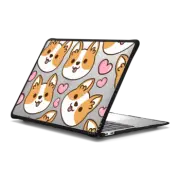 MacBook Air 13-inch (M1 / Intel) Impact Case Corgi with Hearts - Cute Dogs - Kawaii Animal Dogs