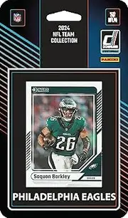 2024 Donruss Philadelphia Eagles Factory Sealed NFL Team Set Saquon Barkley Jalen Hurts AJ Brown Devonta Smith Terrell Owens Rated Rookies RC Cooper DeJean Jeremiah Trotter