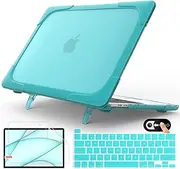 Mektron for MacBook Pro 16 Case A2141, Heavy Duty Shockproof Hard Shell Cover for MacBook Pro 16 inch 2020 2019 Release, Sky Blue