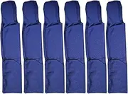 Ranch Hand Horse Mane Bags - Protect Horse's Mane from Wind, Sun & Mud - Prevents Tangles, Rubbing Out and Breakage - Made with Lycra and Nylon - Easy to Use and Washable - Set of 6 (Dark Blue)
