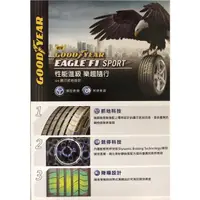 在飛比找蝦皮購物優惠-固特異輪胎GOODYEAR EAGLE F1 SPORT（全