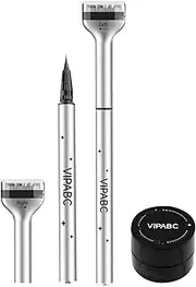 Lower Lash Stamp, 2 In 1Eyelashes and Eyeliners Stamping Set with ink, Lower Lashes Extensions Stamps, Quick Eye Makeup Tool, Waterproof Sweatproof for Make Up Beginner