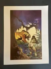Escape On Venus - Frank Frazetta Poster Print 9x11